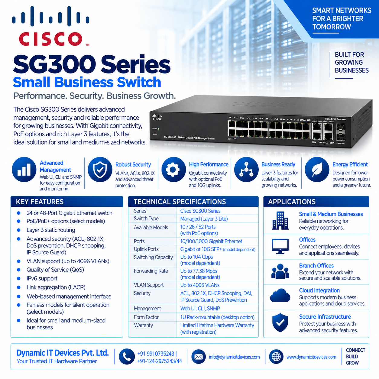 Cisco SG300 Series Small Business Switch thumbnail 2