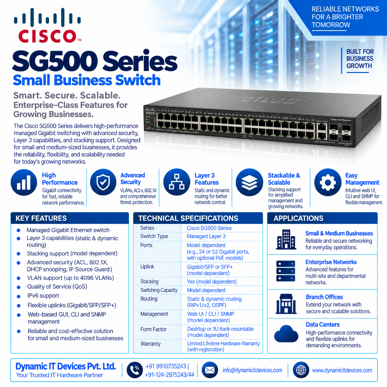 Cisco SG500 Series Small Business Switch thumbnail 2
